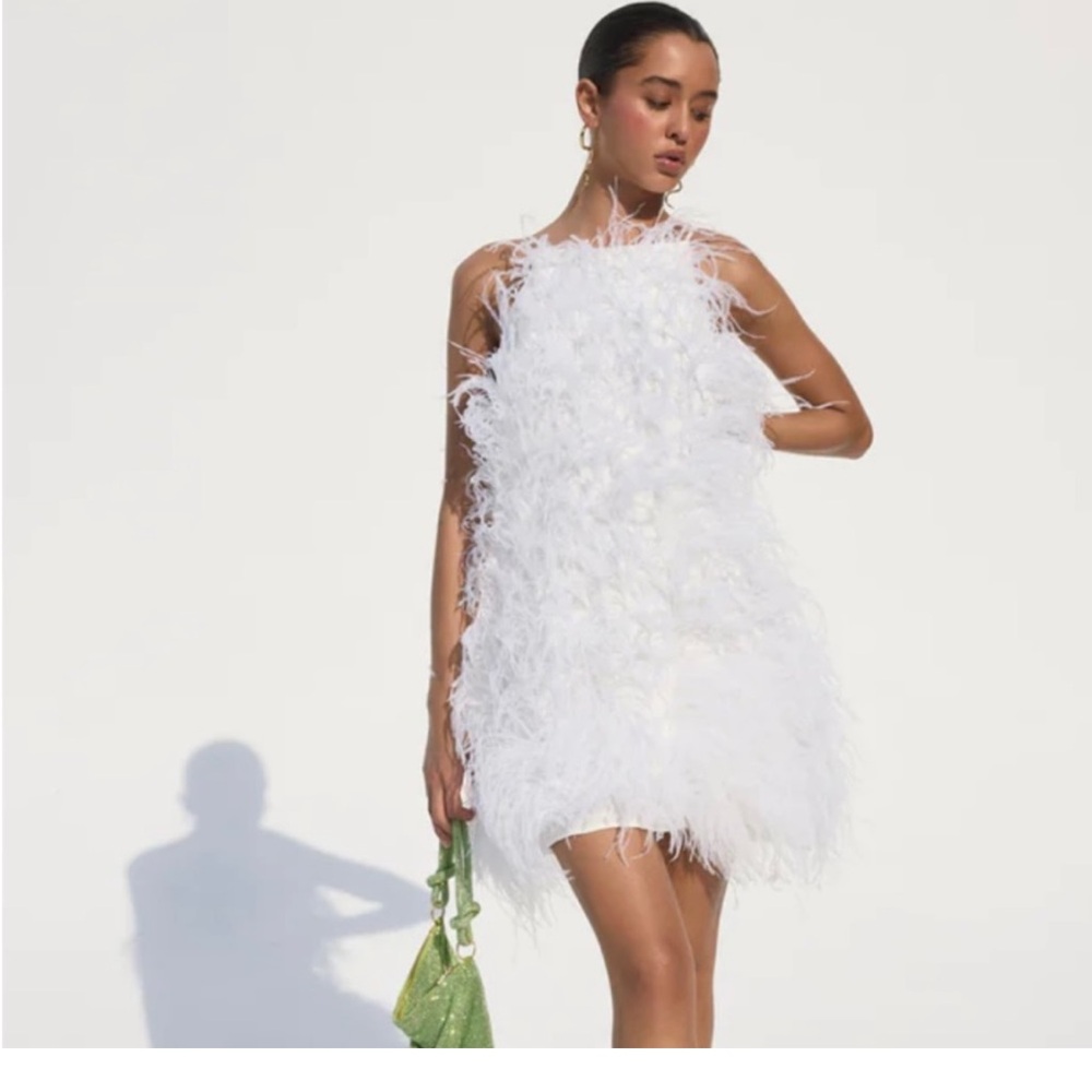 Cult Gaia
Shannon feather dress
